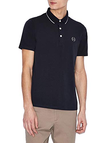 Armani Exchange 8nzf70 Polo, Azul (Navy 1510), X-Small para Hombre