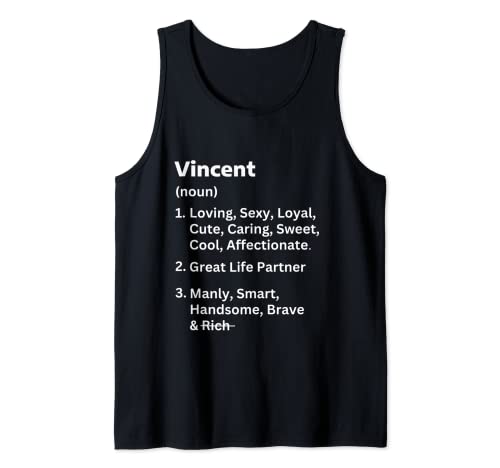 Definition of vincent for dating singles co-workers Tank Top