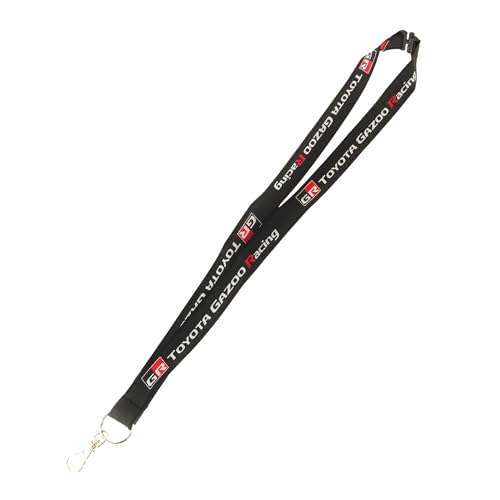 Amazon | TOYOTA GAZOO Racing ネックストラップ（赤黒) TGRC-a010-01