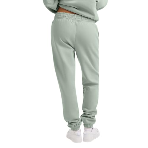 Image of Champion Women's Cinched-Bottom Fleece Sweatpants, Oversized Fit, Midweight