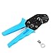 18-13AWG 0.75-2.5mm2 Non-insulated Terminals Ratchet Crimping Plier Hand Tool