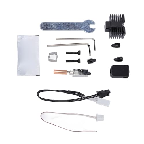 Integrated Design Hotend Kit 0.4mm 0.6mm 0.8mm Hardened Steel Nozzle 3D Printer Hotend Kit for QIDI X Plus3 X Maximum3 X Smart3 Q1 Pro