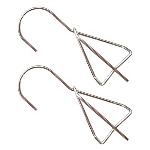 Soporte de planta de pared, 2 ganchos de acero inoxidable, suspensión para plantas de interior con ganchos para macetas de arcilla, para balcón, terraza, jardín, valla para casa o oficina