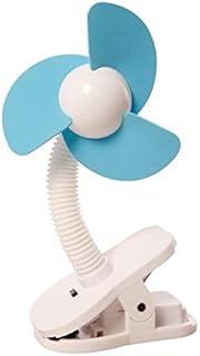 DREAMBABY Stroller Fan - Ventilatore Portatile da Passeggio (Colore: Bianco & Blu)