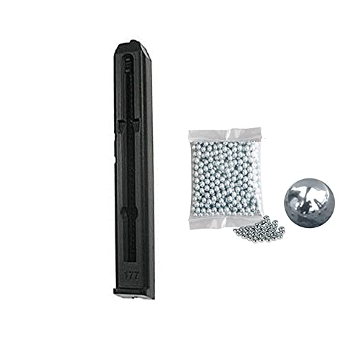 Pack de Dos Cargadores de Repuesto para Pistola de balines Umarex XBG + Bolas BB's de Acero