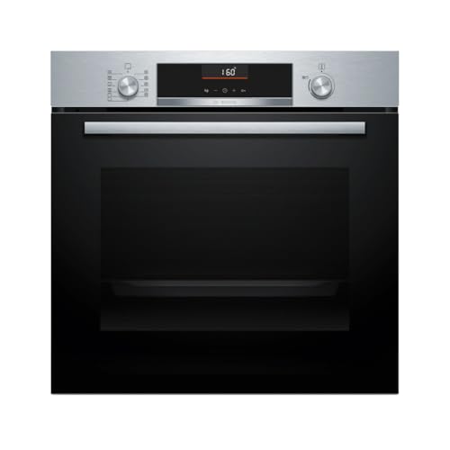 Bosch Four série 6, fonction AirFry, recettes pré-programmées, noir, HBG536ES4