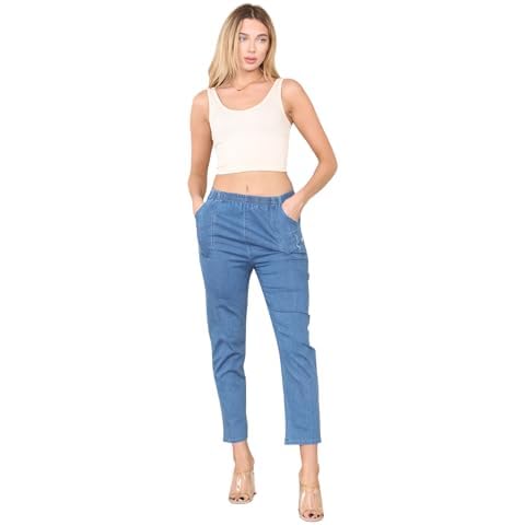 Faozo Jean Denim Extensible Femme Cover