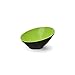 GET B-788-G/BK Brasilia 16 Ounce Green Cascading Bowl - 6 / CS