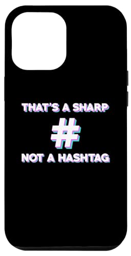 Carcasa para iPhone 14 Plus Thats A Sharp Not A Hashtag Music Teacher Designer Cita