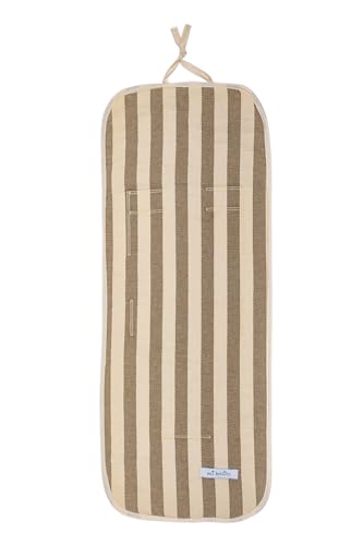 Miniatura 3 de Mi Bollito - Colchoneta Silla De Paseo Universal Modelo A Rayas Acolchada Y Transpirable 100 Algodón Compatible Con Todos Los Carros De Bebé - Fabricado En España. Beige
