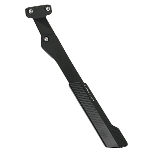 Image of 'BV Bike Kickstand - Mountain Bike Kick Stand for 24-29'' Bicycles - Adjustable Length, Non-Slip Sole, Aluminum Alloy Material - Black Bicycle Kickstand'