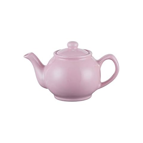 Price and Kensington Fine Stoneware Traditional 2 Cup, Pastel Pink 2Cup Teapot, 22 x 14 x 14 cm Cover