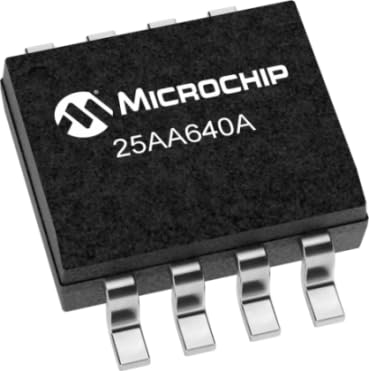 Microchip Technology, 25AA640AT-I/SN, EEPROM - 8KX8 - Serial - CMOS - PDSO8 (25 Item/s)