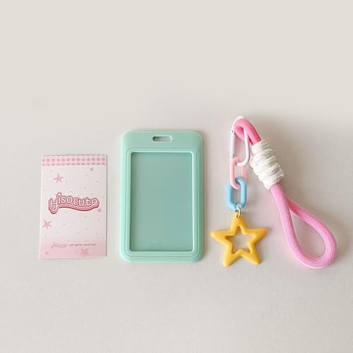 Photocard Holder Keychain Banks Card Holder Protector Student Card Protective Sleeve Photo Pendant Keychain Id Cards3