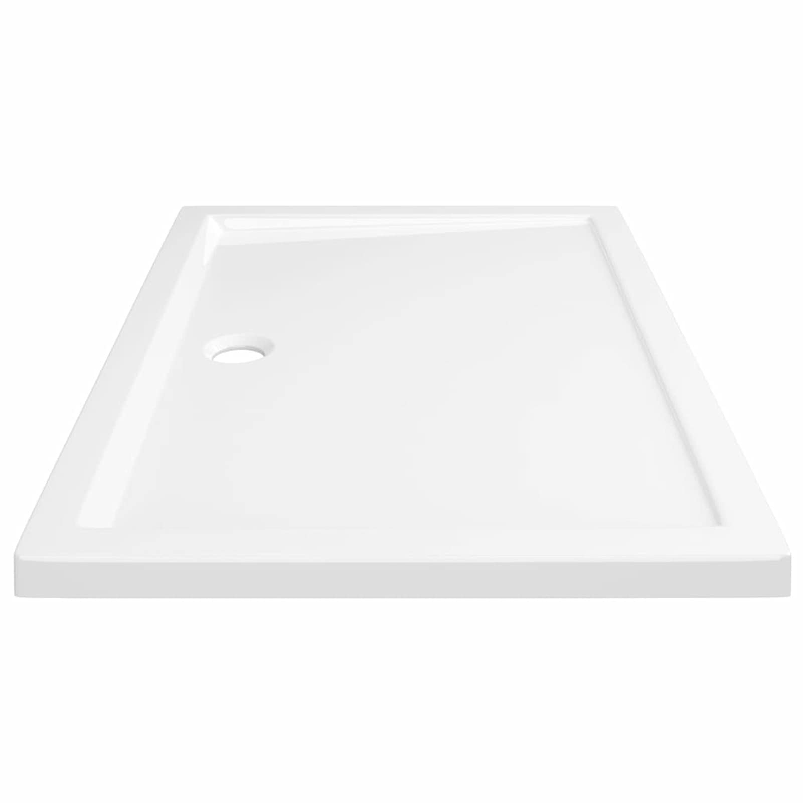 ARKEM Plato de Ducha Rectangular ABS Blanco 70x100 cm Inodoro Completo Cabina Ducha