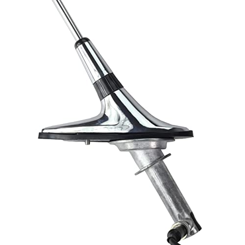 RetroSound SC65-ZB65-CC57-20-B Chrome OE-Style Rear-Mount Dual Replacement Antenna for Chevrolet Impala