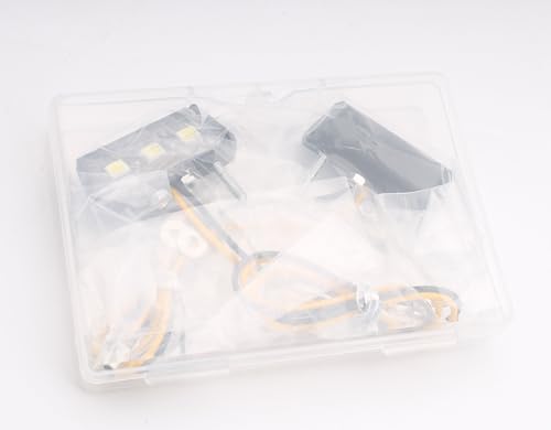 VISSQH 2 Stück 12 V LED Kennzeichenbeleuchtung 12V Kennzeichenbeleuchtung Rücklicht mit 3 Superhellen LEDs(weißes Licht)