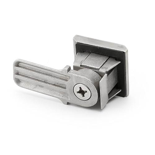 Candado para gabinete de compresión tipo 7035 MS813 de acero inoxidable, cabeza cuadrada ranurada, 1 pieza sin llave miniatura 2