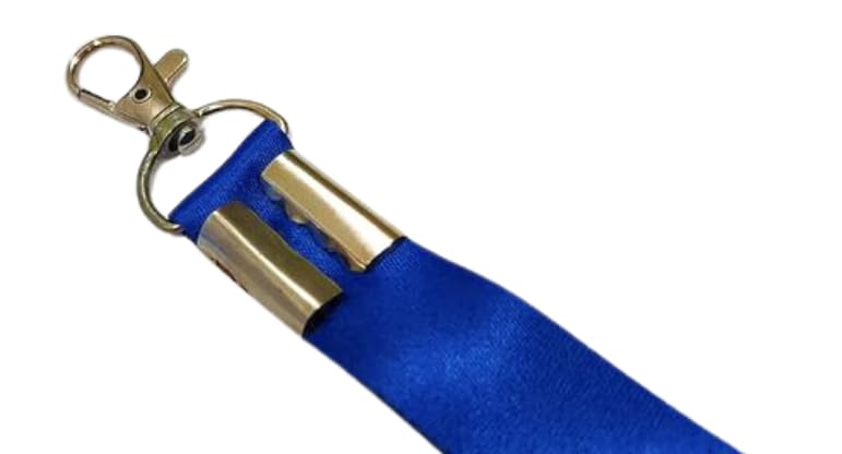 Image of ANG Plastic ID Badge Holder, ID Badge Reel, Lanyard(Pack of 2)