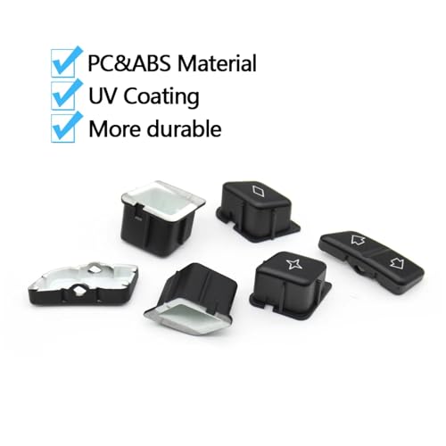 Commande de bouton de volant BMW E90 E91 E93 - Couvercle de commutateur ABS finition premium