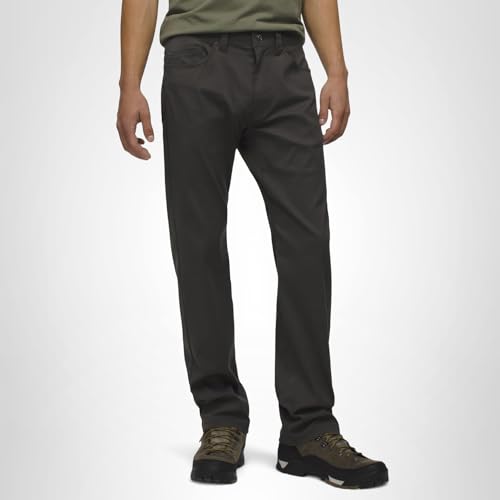 prAna Men's Brion Pant, Dark Iron, 34 x 30