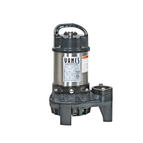 Tsurumi 3PN 1/3hp, 115V Pond & Waterfall Pump, Stainless Steel, 3540 GPH