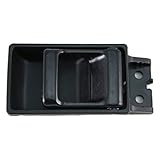 TRQ Interior Door Handle Black Compatible with 1986-1994 Nissan D21 1995 Pickup