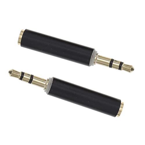 SHINEOFI 2Piezas Adaptador De Grabación De Audio De Conector De Conversión para Micrófono Accesorios para Grabadoras