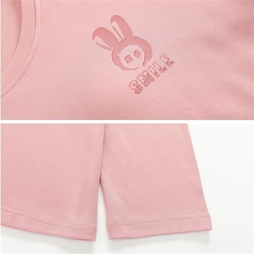 Big Girl Teens Pajamas Outfits Cotton Long Sleeve Tee Pullover Top+ Pants Loungewear PJ Clothes Set3