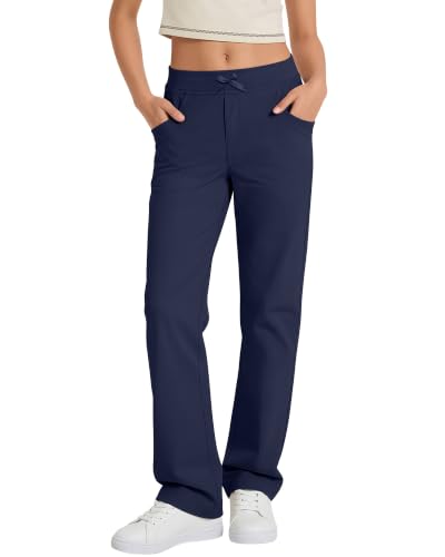 Custoneei - Custoneei Girls School Uniform Pants, Navy Blue, 11-12 Years (35% Off Amazon Deal)