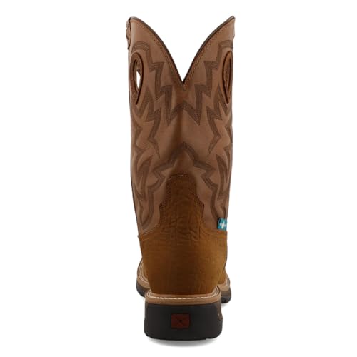 Image of Twisted X Men's 6 inch Work Oblique Toe Boot with CellSole comfort footbed