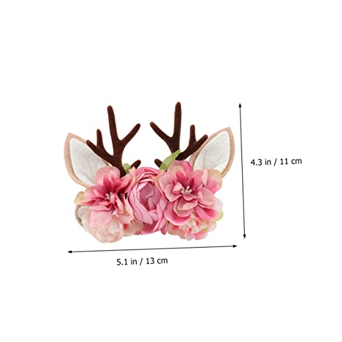MAGICLULU 1Stk baby stirnband Rentier-Stirnband Weihnachtsfeier Kopfschmuck baby stirnbänder Haarschmuck für Babys Haargummi Haarband Kinderhaare Kopfschmuck für Kinder Halloween Geweih