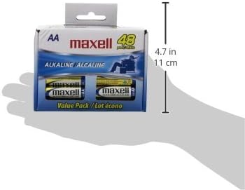 Miniatura 6 de Maxell Batería alcalina AA, larga duración, alta compatibilidad, oro, 48 unidades (paquete de 3)