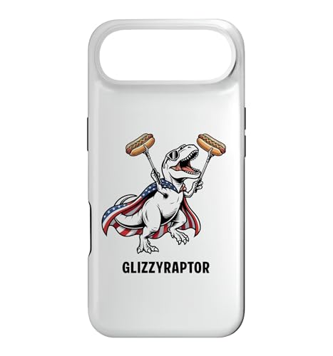 T-Rex Glizzyraptor �ʔ��� �~�߂��Ȃ�T-Rex Loves Hot Dog �X�}�z�P�[�X iPhone Air �p