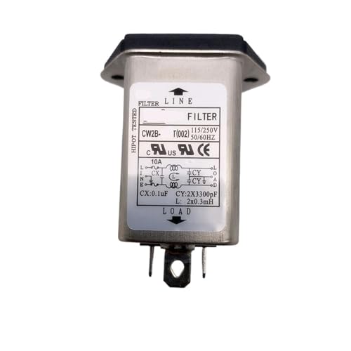 Filtro de potencia 220V toma de seguro simple doble seguro CW2B-10A