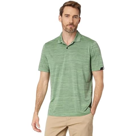 Oakley Men's Gravity Pro Polo Shirt, New Jade Heather Cover