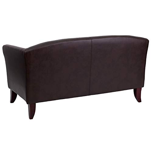 Flash Furniture HERCULES Imperial Series Brown LeatherSoft Loveseat