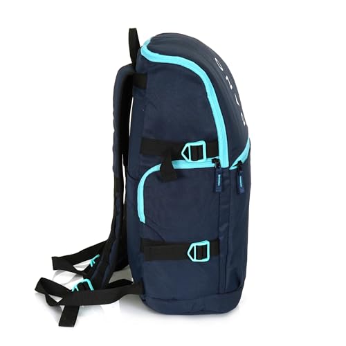 Image of Giordano Unisex 20L Large Durable Polyester 15.6-inch Laptop Backpack | Padded Bag with Multiple Pockets & Trolley Sleeve | Perfect for Travel, Work & College