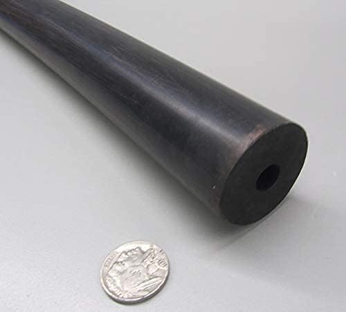 Black Neoprene Round Tube 75A 1.50" (1-1/2") OD x .375" (3/8") ID x 36" Length 1 pc