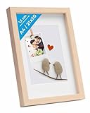 Photo Gallery photolini 3d cornice a4 21x30 cm naturale, profonda con vetro e passe-partout, cornice per oggetti fino a 1,5 cm di profondità, legno mdf - perfetta per il fai da te e come regalo Photo Gallery photolini 3d cornice a4 21x30 cm naturale, profonda con vetro e passe-partout, cornice per oggetti fino a 1,5 cm di profondità, legno mdf - perfetta per il fai da te e come regalo