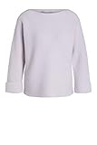  Oui Damen Pullover in klassischer Perlfangstruktur Uni Wintermode