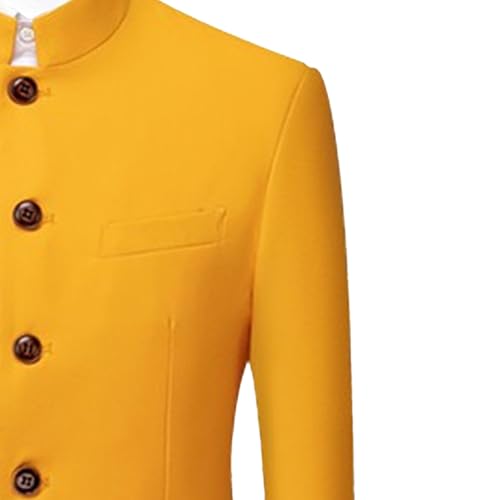 Men's Retro Applique Suit Set Embroidered Slim Fit 2-Piece Tunic Suit for Weddings Events4