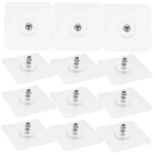 IMIKEYA 14Piezas Gancho De Pared Adhesivo Resistente Para Colgar Llaves Abrigos y Toallas Sin Perforar Soporte Para Uso Casa