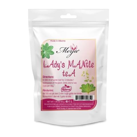 Merja Herbs Lady's Mantle Tea - Female Wellness Tea - Natural Caffeine Free - Loose Tea - 100% Natural & Premium Quality 50gr 1.8 oz Cover