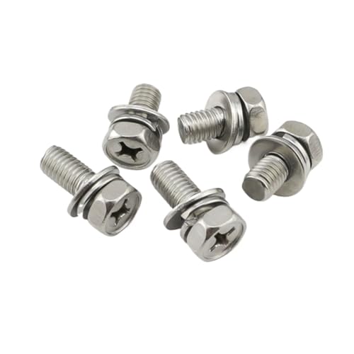 5/50�� M3 M4 M5 M6 M8 �X�e�����X�X�`�[�� �N���X�O�Z�p�Z�p�� SEM �l�W �����b�V���[ �X�v�����O �K�X�P�b�g �g�ݗ��ă{���g(304 stainless steel,14MM_10PCS M6)