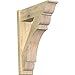 Ekena Millwork OUT08X26X34OLY01RDF Olympic Rough Sawn Traditional Outlooker, 8" Width x 26" Depth x 34" Height, Douglas Fir