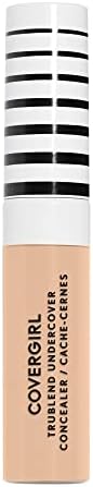 COVERGIRL Trublend Undercover Concealer Light Ivory, Undereye Concealer, 0.33 fl Oz, Concealer Makeup, Full Coverage Concealer, Concealer for Dark Circles, 30 Shades