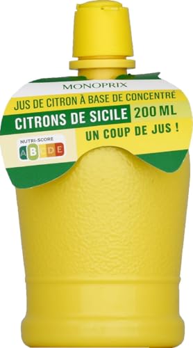 Monoprix Jus de citron sicile - Le flacon de 200ml