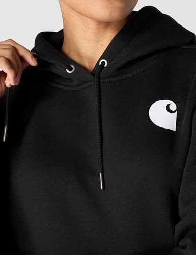 Carhartt Women's Iconic Clarksburg Logo Sweatshirt, Black, Large - 4