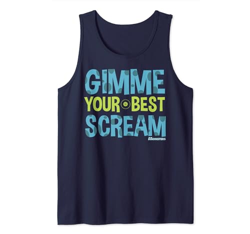 Monsters University Your Best Scream tank top cadeau idéal pour anniversaire de fan